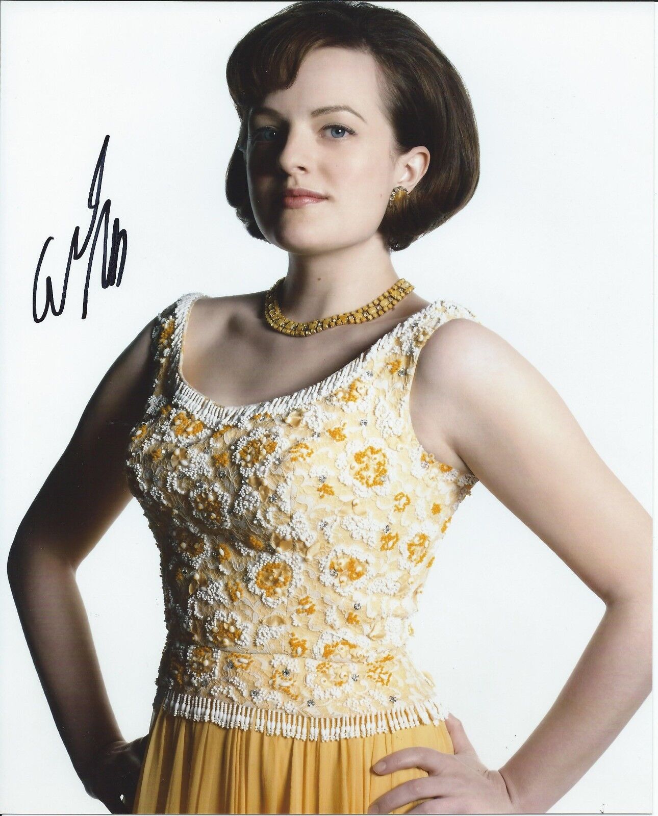 Elisabeth Moss autograph - signed Mad Men Photo Poster painting