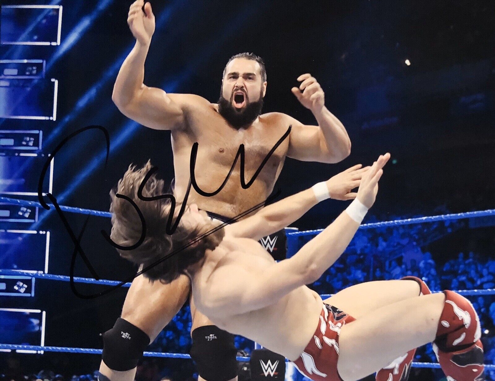 Rusev Signed Autographed WWE 8x10 Photo Poster painting Superstar Champion Coa