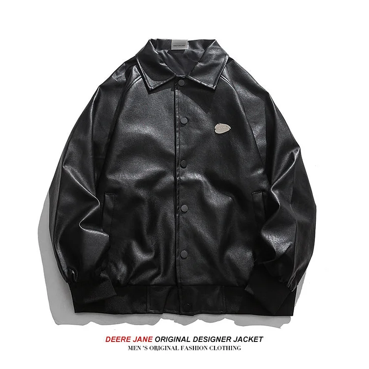 Men's Baseball Jacket Spring Baseball Uniform Men's Spring and Autumn Loose All-Matching Jacket