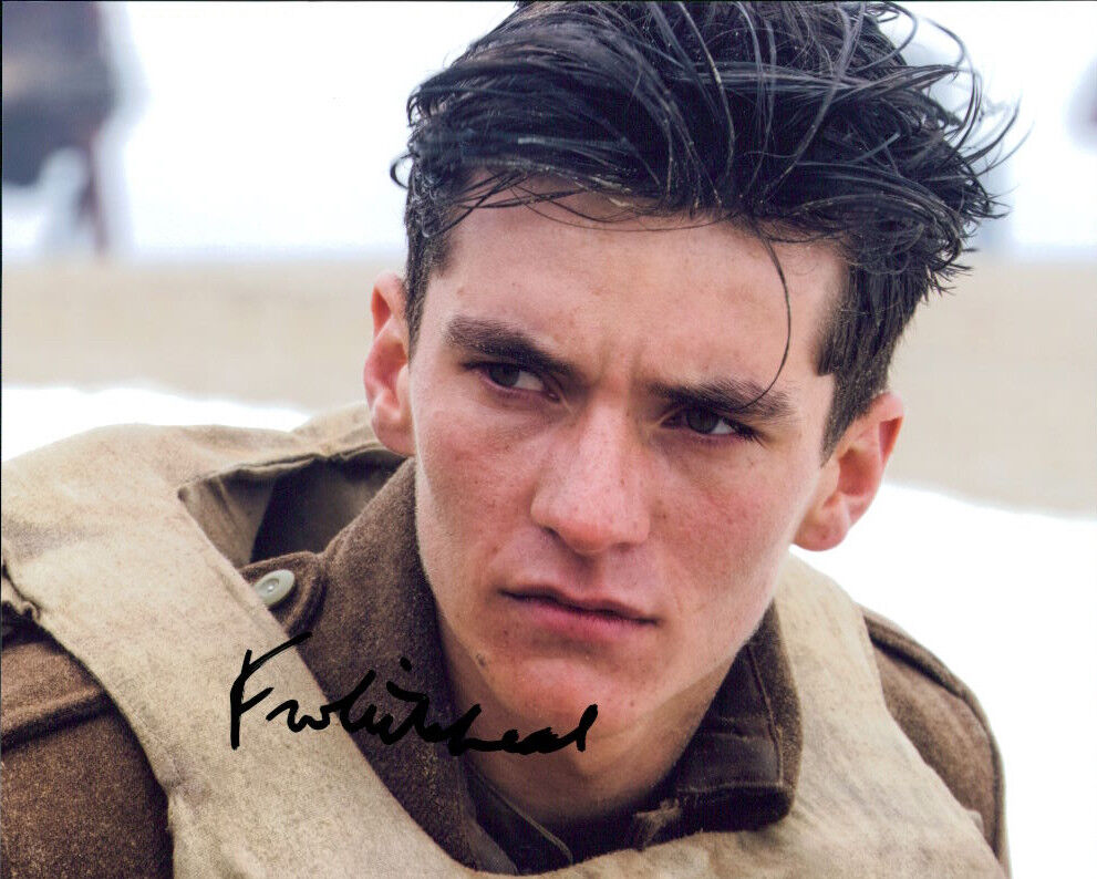 Fionn Whitehead (Dunkirk) signed authentic 8x10 Photo Poster painting COA