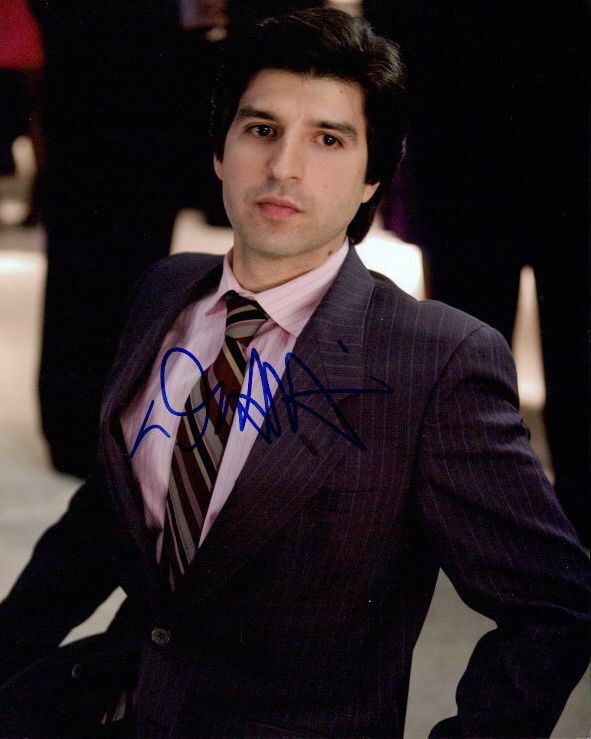 Demetri Martin (Take Me Home Tonight) signed 8x10 Photo Poster painting