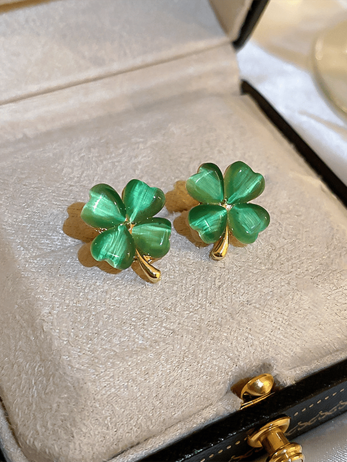 Women Fashionable And Versatile St. Patrick's Day Earrings socialshop