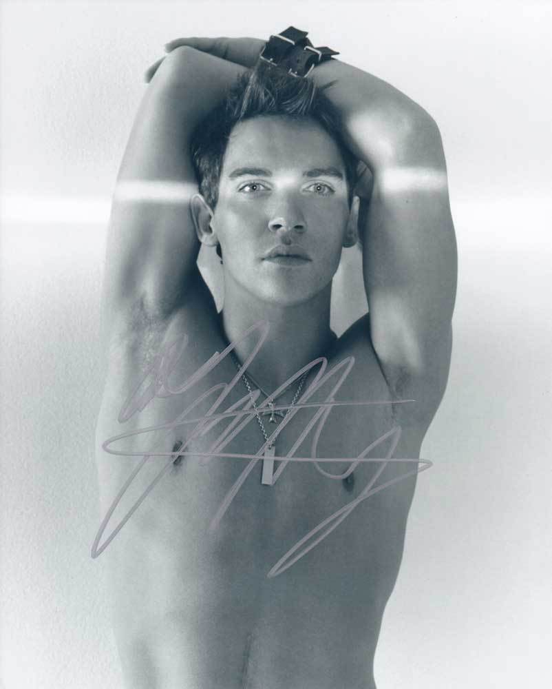 Jonathan Rhys-Meyers In-Person AUTHENTIC Autographed Photo Poster painting SHA #11270