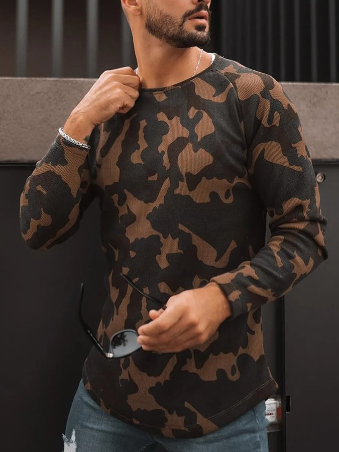 Men's Sports Long Sleeve Slim Top