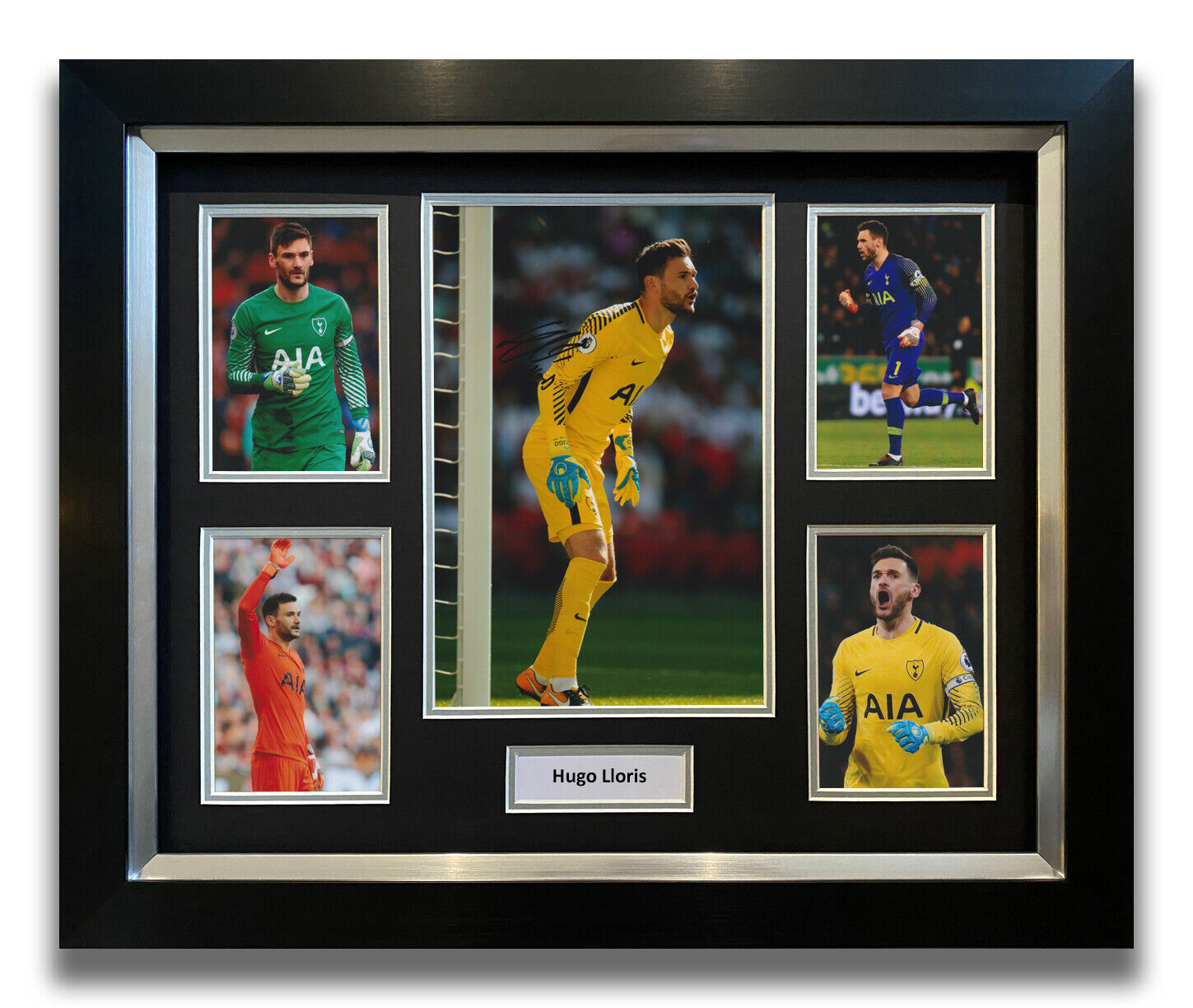 HUGO LLORIS HAND SIGNED FRAMED Photo Poster painting DISPLAY - TOTTENHAM FOOTBALL AUTOGRAPH.