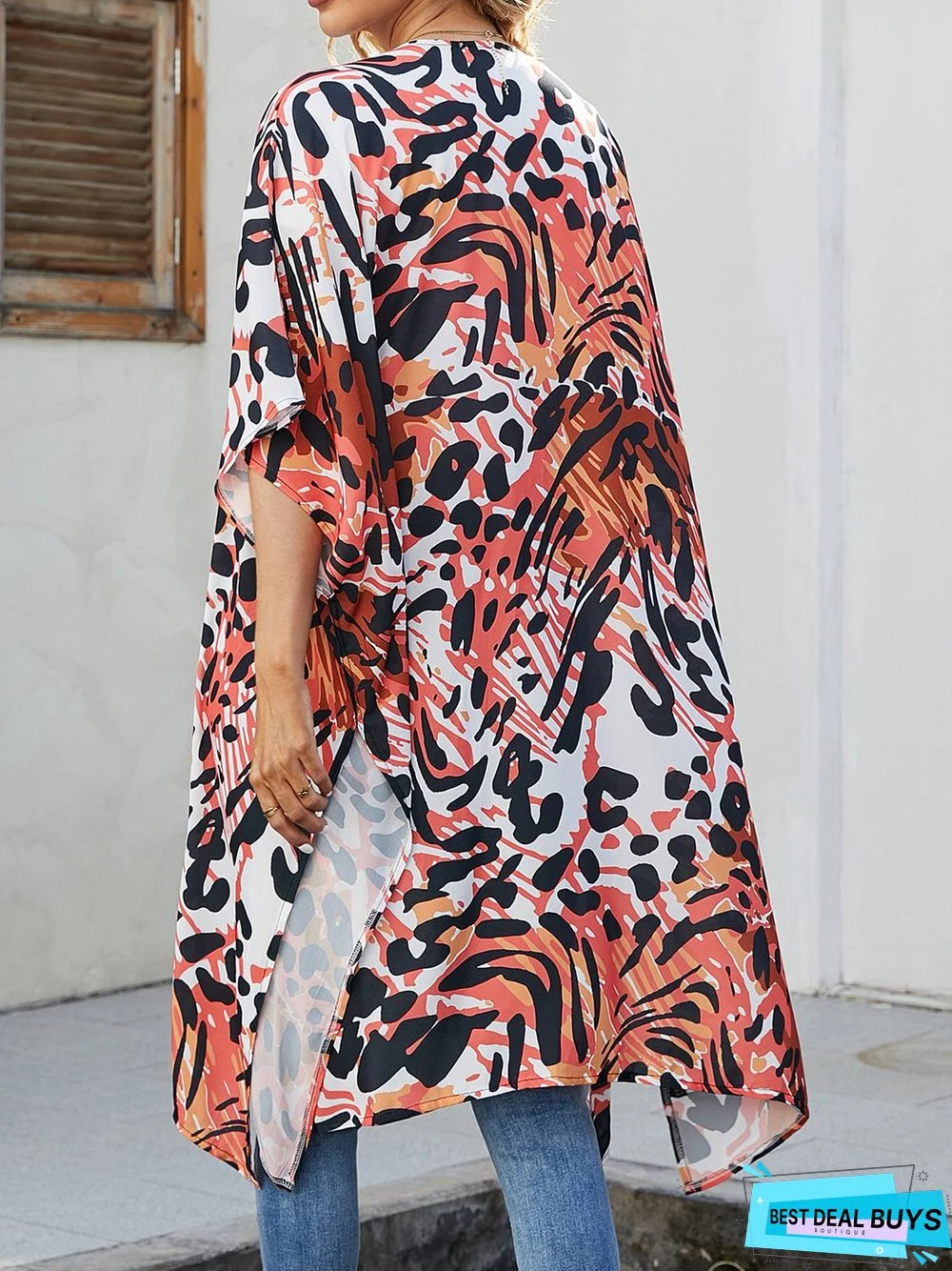 Vacation Animal Printing Coverup