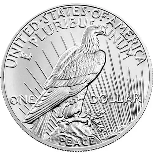 2021 Peace Silver Dollar High Relief First Day of Issue