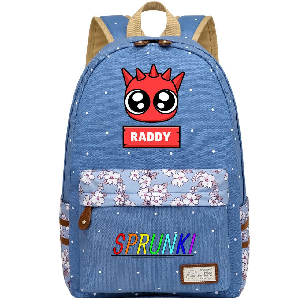 Mayoulove Sprunki Backpack Lightweight Design with Multiple Pockets for School and Outdoor Use-Mayoulove