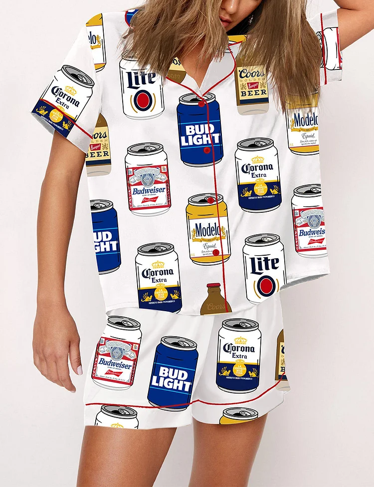 Women's Beer Bottles Pajama Set