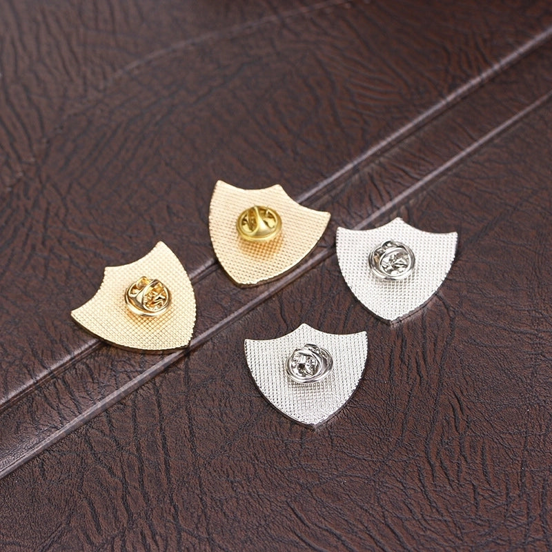 Cartoon Style Minimalist Streetwear Pin Letter Alloy Stamping Stoving Varnish Plating Unisex Brooches Collar Pin