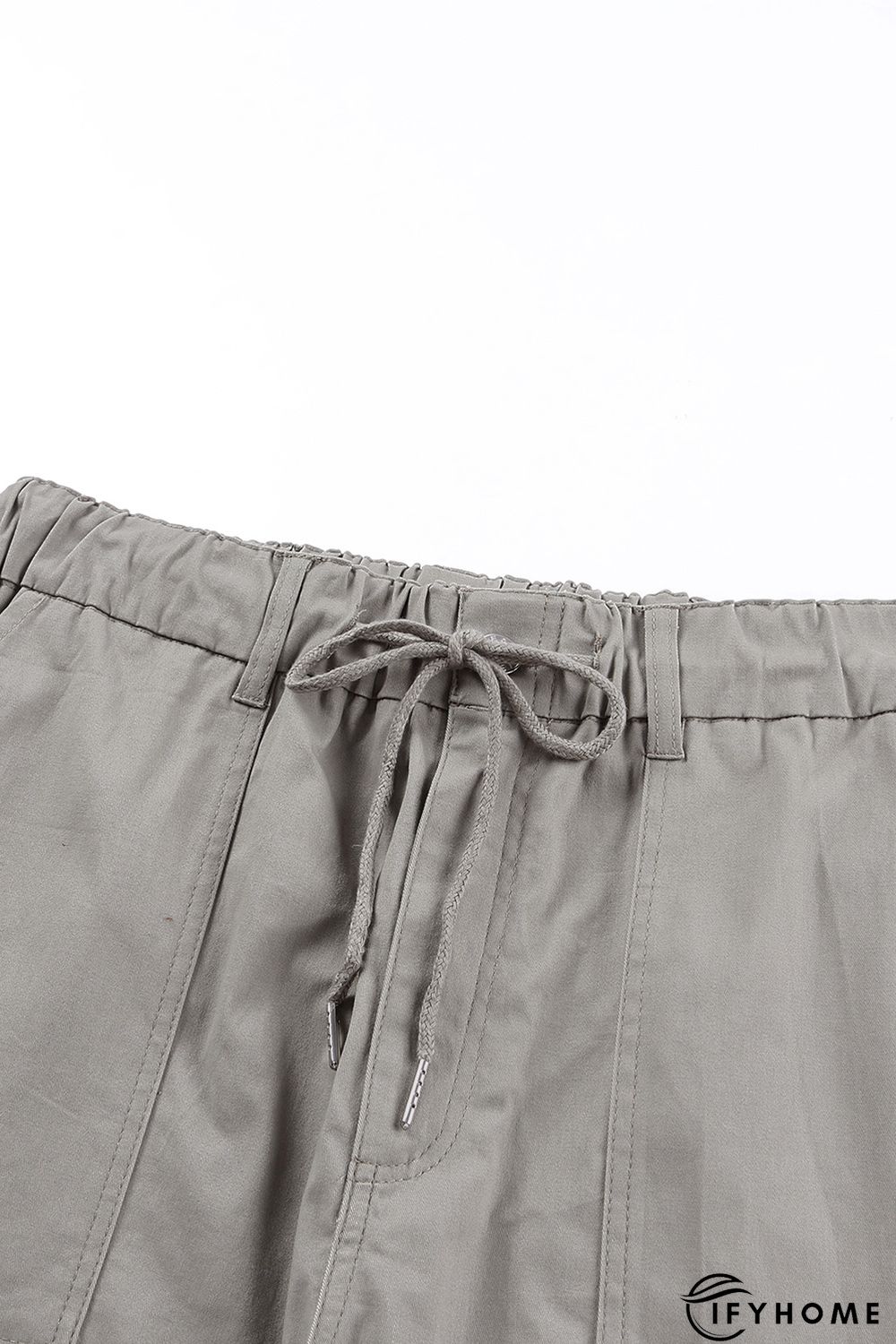 Green Slim Fit Pocketed Twill Jogger Pants | IFYHOME