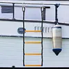 4 Step Boat Rope Ladder Folding Marine Rope Ladder Portable Rope Boarding Ladder