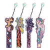4Pcs Regenbogen Pferd) - 5d DIY Handwerk Lesezeichen