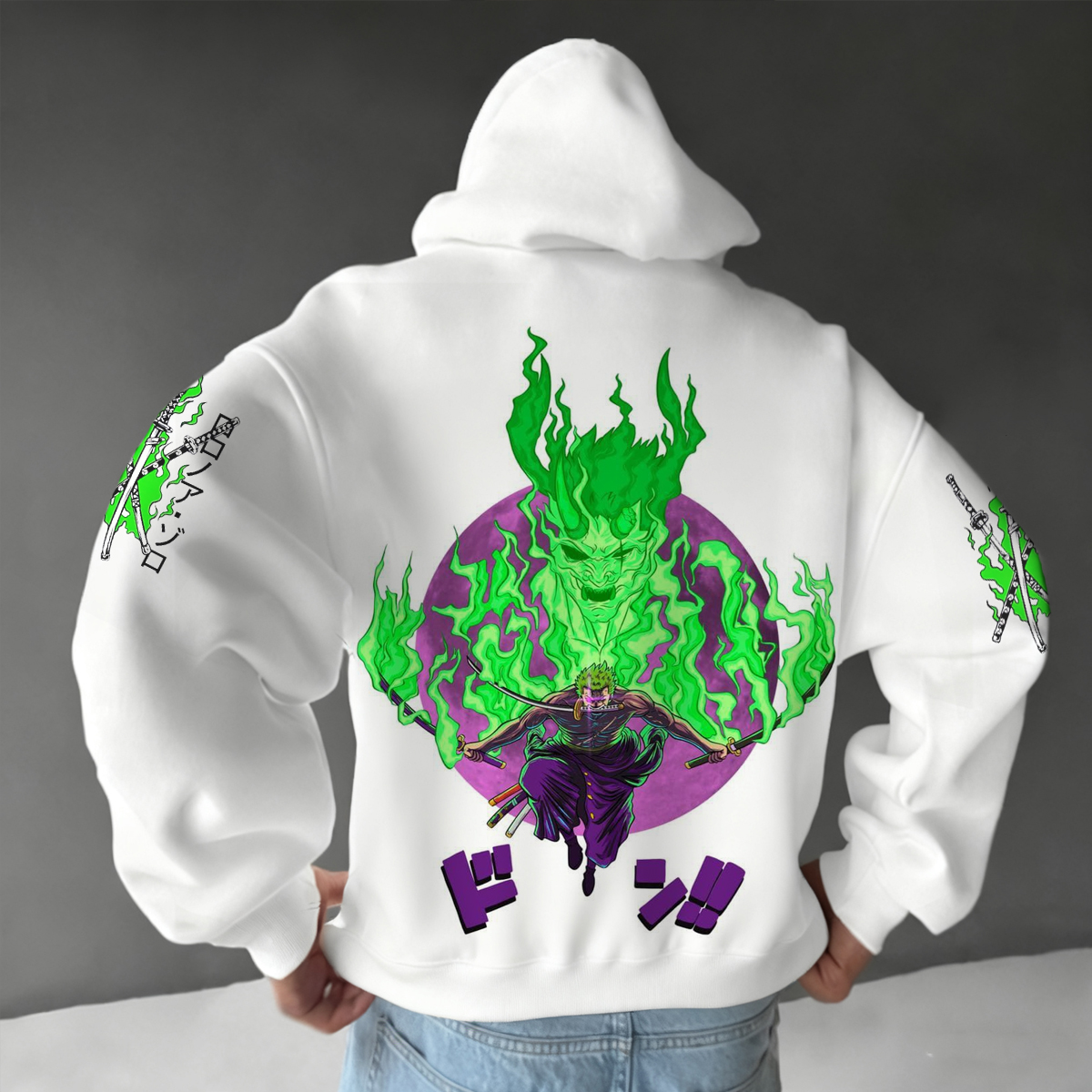 Anime-Inspired Hoodie with Unique Demon Design for Fans