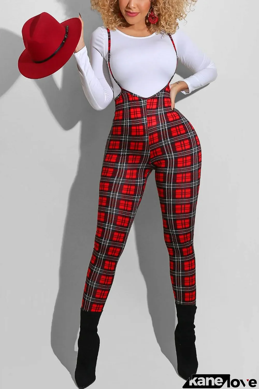 Red Work Daily Print O Neck Long Sleeve Two Pieces