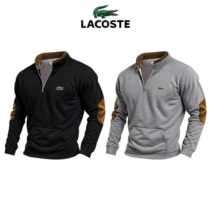 Pánské nové podzimní tričko s dlouhým rukávem Lacoste® – 2 kusy