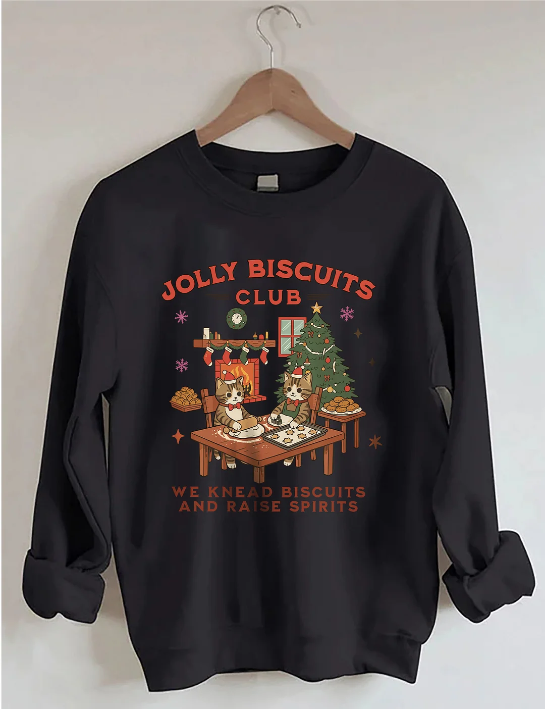 Olly Biscuits Club Cookie Kitchen Christmas Sweatshirt