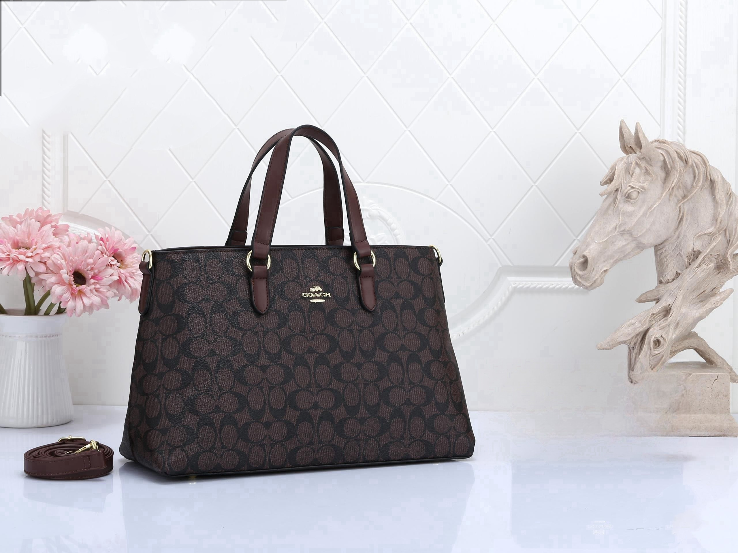 【🔥🔥🔥Big Promotion】2023 COACH Classic Tote Presbyopia Large Capacity Bag