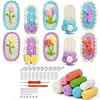 Hair Clip Crochet Starter Kits with Step-by-Step Video Tutorials, Gift Home Decoration