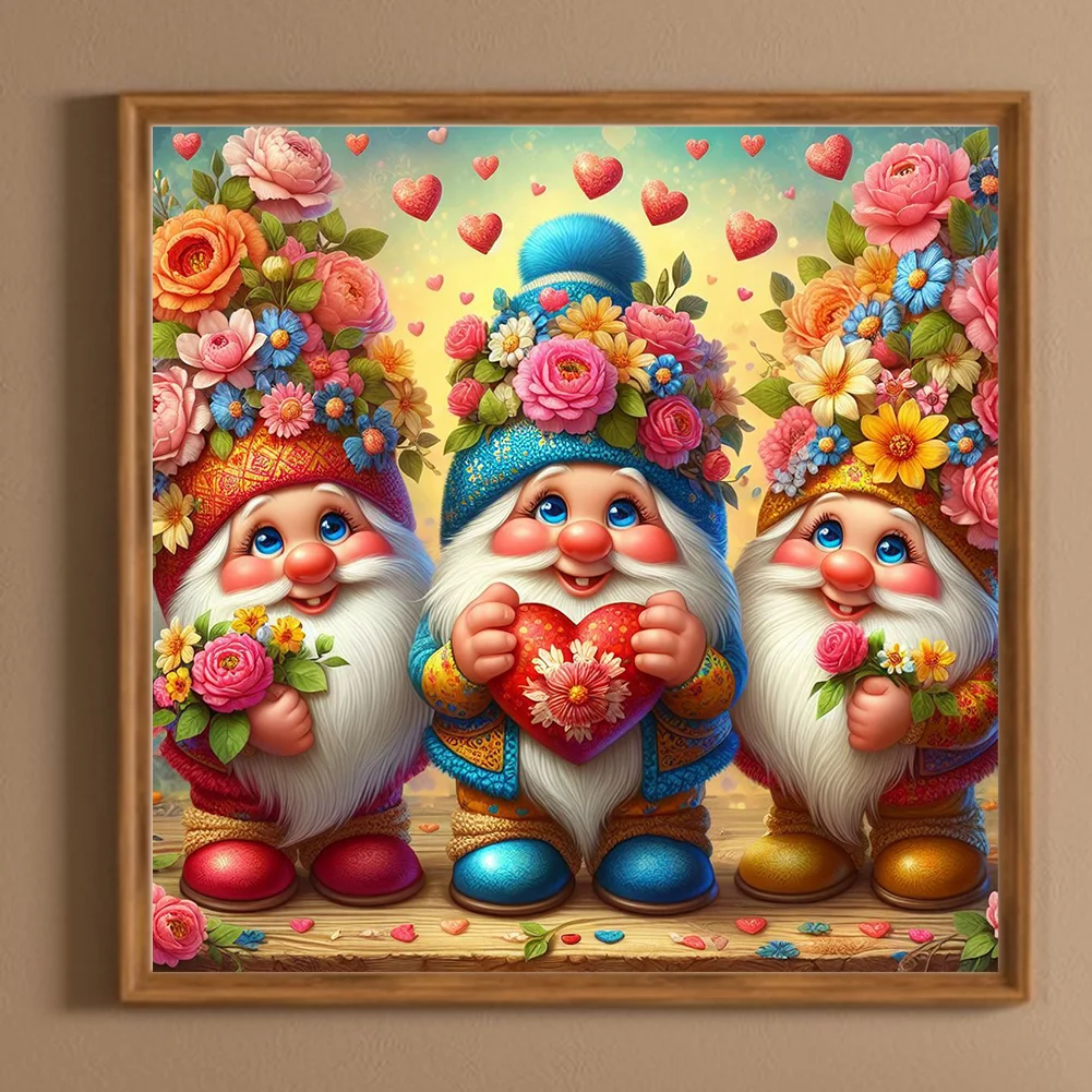 Diamond Painting - Full Round Drill - Gnome(Canvas|30*30cm)