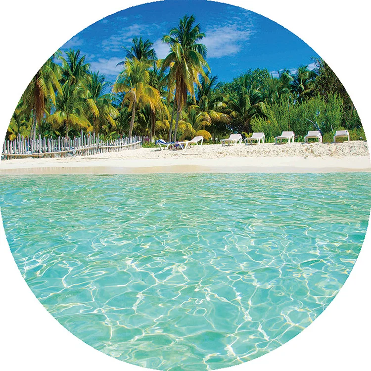 Sea Landscapes - - Circle Tapestry - 1.5M