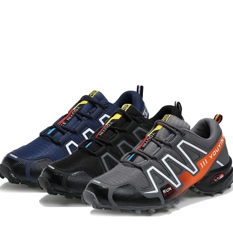 Men Hiking Shoes Waterproof Non-slip Camping Travel Sport Climbing Shoes Outdoor Trekking Sneakers Men Plus Size 48