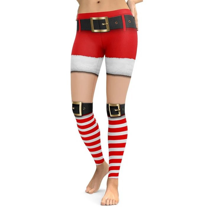 Christmas Outfit Yoga Leggings-1013