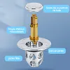 Bouchon universel de fuite de t&ecirc;te d'eau de lavabo