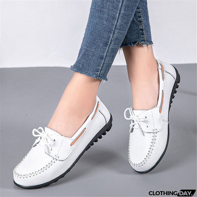 New Comfy Lace-Up Summer Loafers for Women
