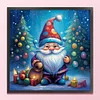(US Only)Xmas Goblin Stamped Cross Stitch Kit for Beginner DIY 11CT Embroidery Kit50x50cm