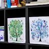 DIY Diamond Painting Tree Folding Storage Box Desktop Sundries Organizer
