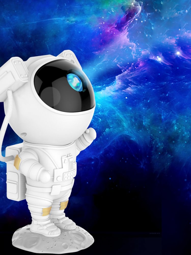 USB Astronaut Galaxy Starry Sky Projector Night Lights Bedroom Table Lamp