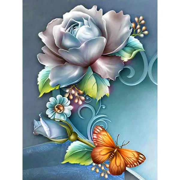 Diamond Painting - Full Round/Square Drill - Flower(30*40 - 50*60cm)