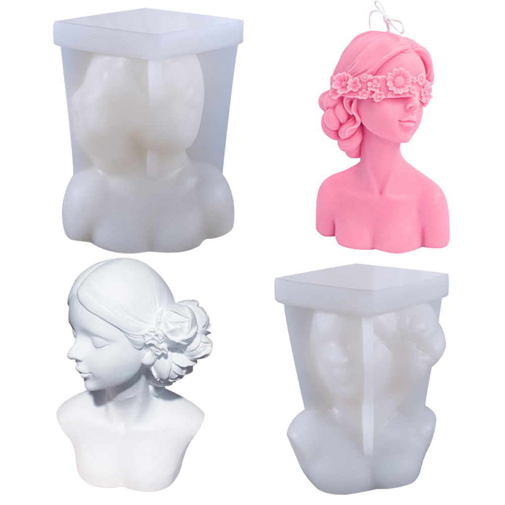 

Wax Statue Portrait Silicone Candle Mold Aromatherapy Plaster Home Decor, 501 Original