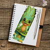 4Pcs Special Shape Pond Frog Diamond Painting Bookmark