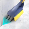2-in-1 180&deg; Rotating Stiff Bristle Floor Brush with Long Handle