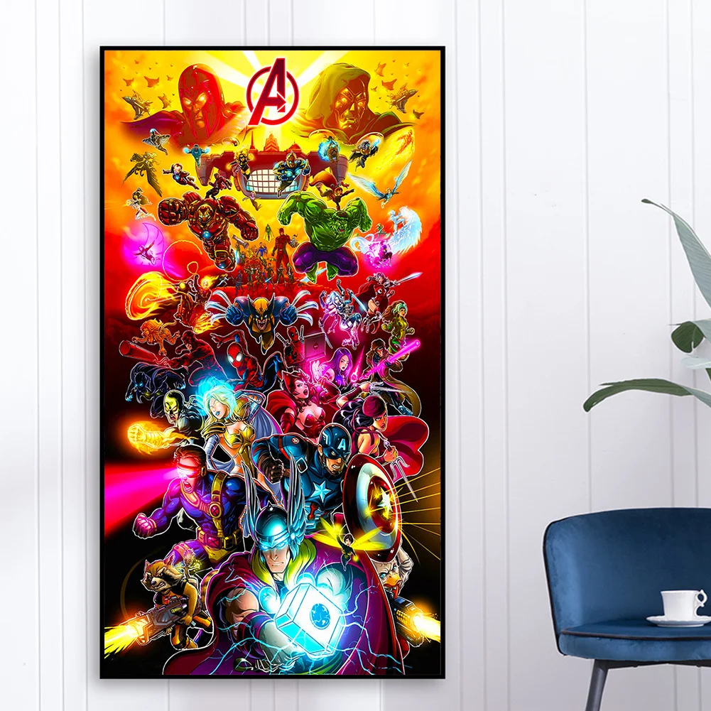 Diamond Painting - Full Round Drill - Marvel(Canvas|40*70cm)