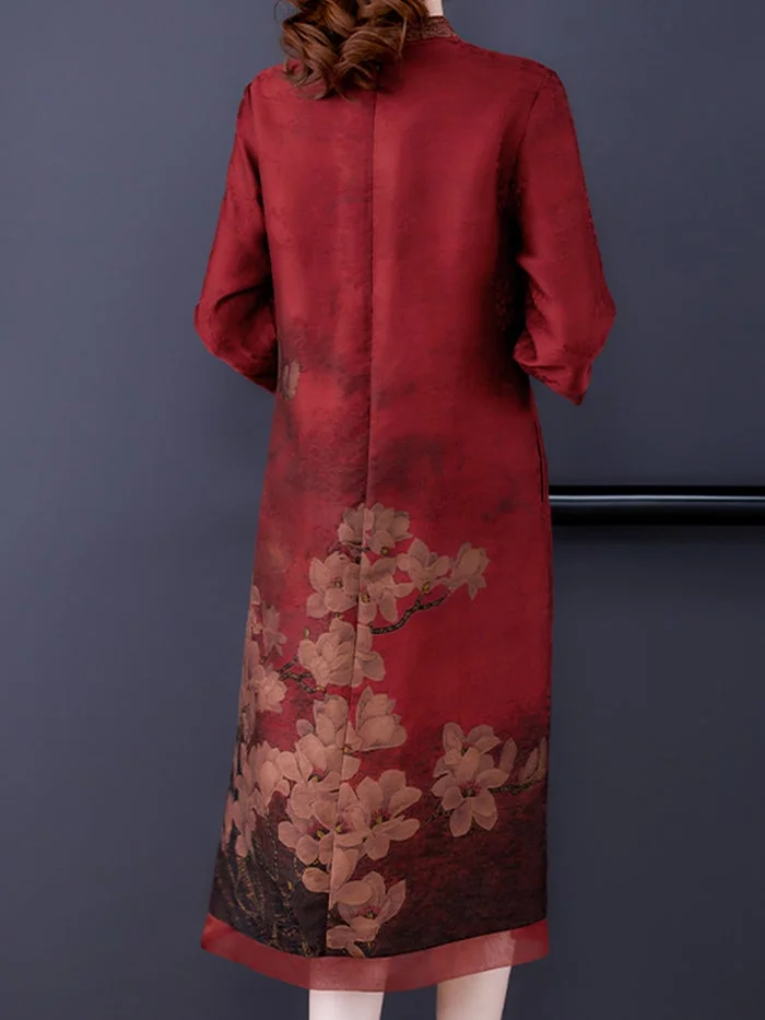 Silk Fragrant Cloud Gauze Fashion Dress