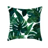 Green Plants Printed Home Living Creative Sofa Cushion Pillow Cover