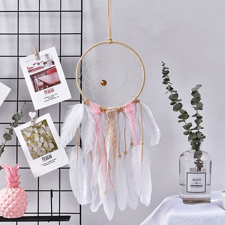 White Feather Dream Catcher