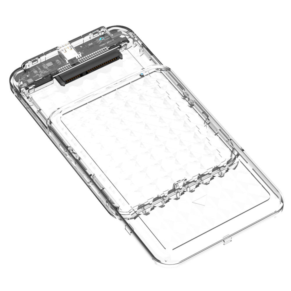 

MAIWO K2536C USB 3.1 Type-C Enclosure 2.5 inch SATA SSD HDD External Case, White, 501 Original