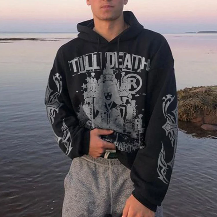 Till Death Do Us Part Print Hoodie