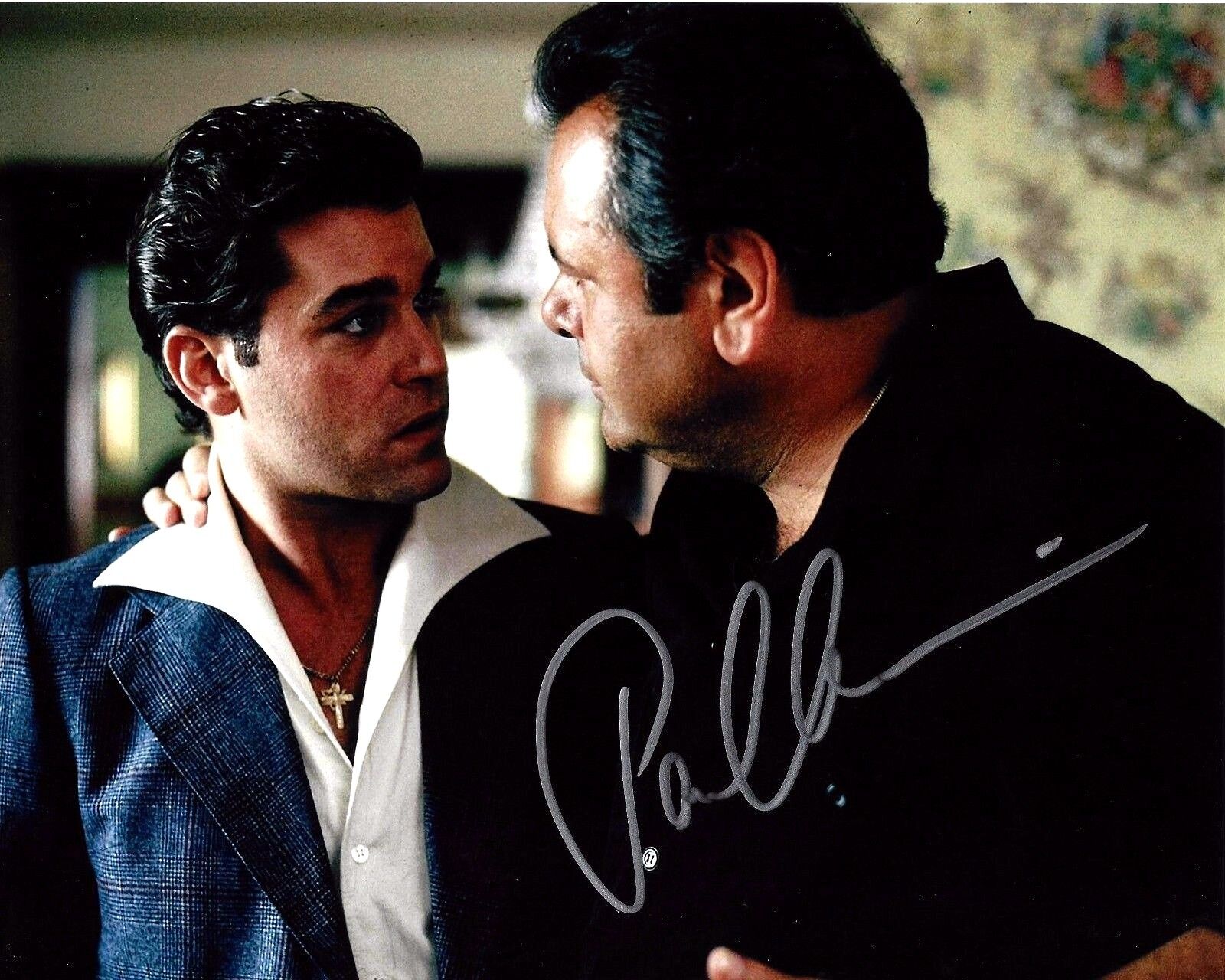 PAUL SORVINO SIGNED AUTHENTIC 'GOODFELLAS' PAULIE 8X10 Photo Poster painting w/COA ACTOR PROOF