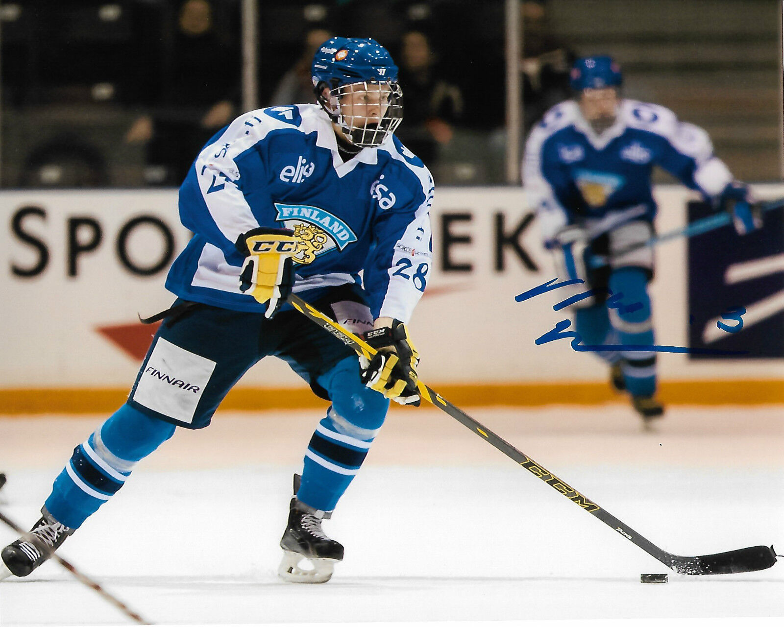 Team Finland Urho Vaakanainen Autographed Signed 8x10 Photo Poster painting COA D