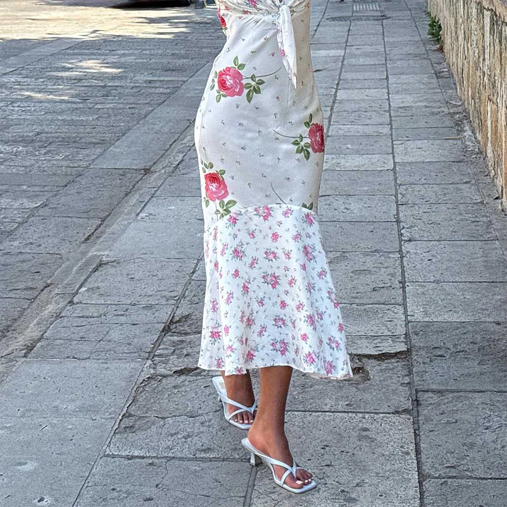 Light Blue Vegan Leather Open Square Toe Low Heel Sandals By YDN