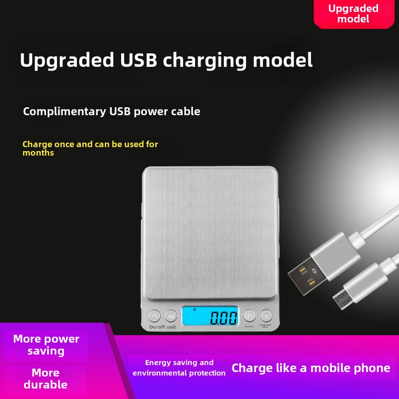 Source I2000 Kitchen Scale Waterproof Food Electronic Scale Baking Scale Home Jewelry Scale Kitchen Electronic Scale