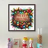 Christmas Wooden Sign-11CT Stamped Cross Stitch 50*50cm/19.69*19.69in tapestrymarket