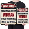  Warning - Vintage Metal Signs(12*16Inch) - Warning