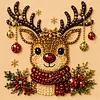 Framed Elk - Pearls Painting Kit DIY Diamond Painting Pearl Dot Crafts 20x20CM