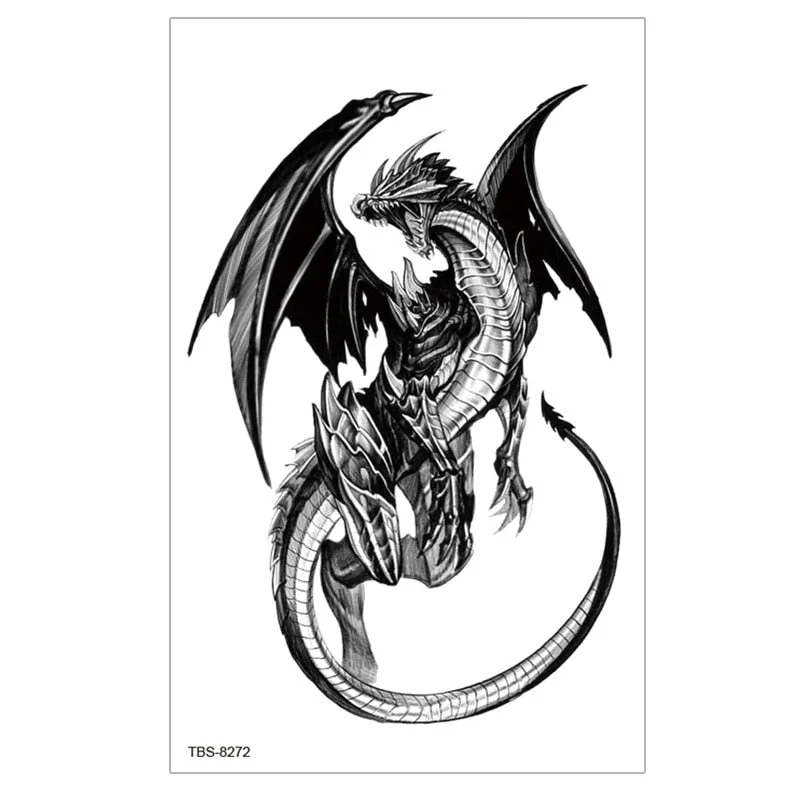 Waterproof Temporary Tattoo Sticker Lion Wolf Tiger Forest Tattoos Girl Mermaid Body Art Arm Fake Sleeve Tatoo Women Men